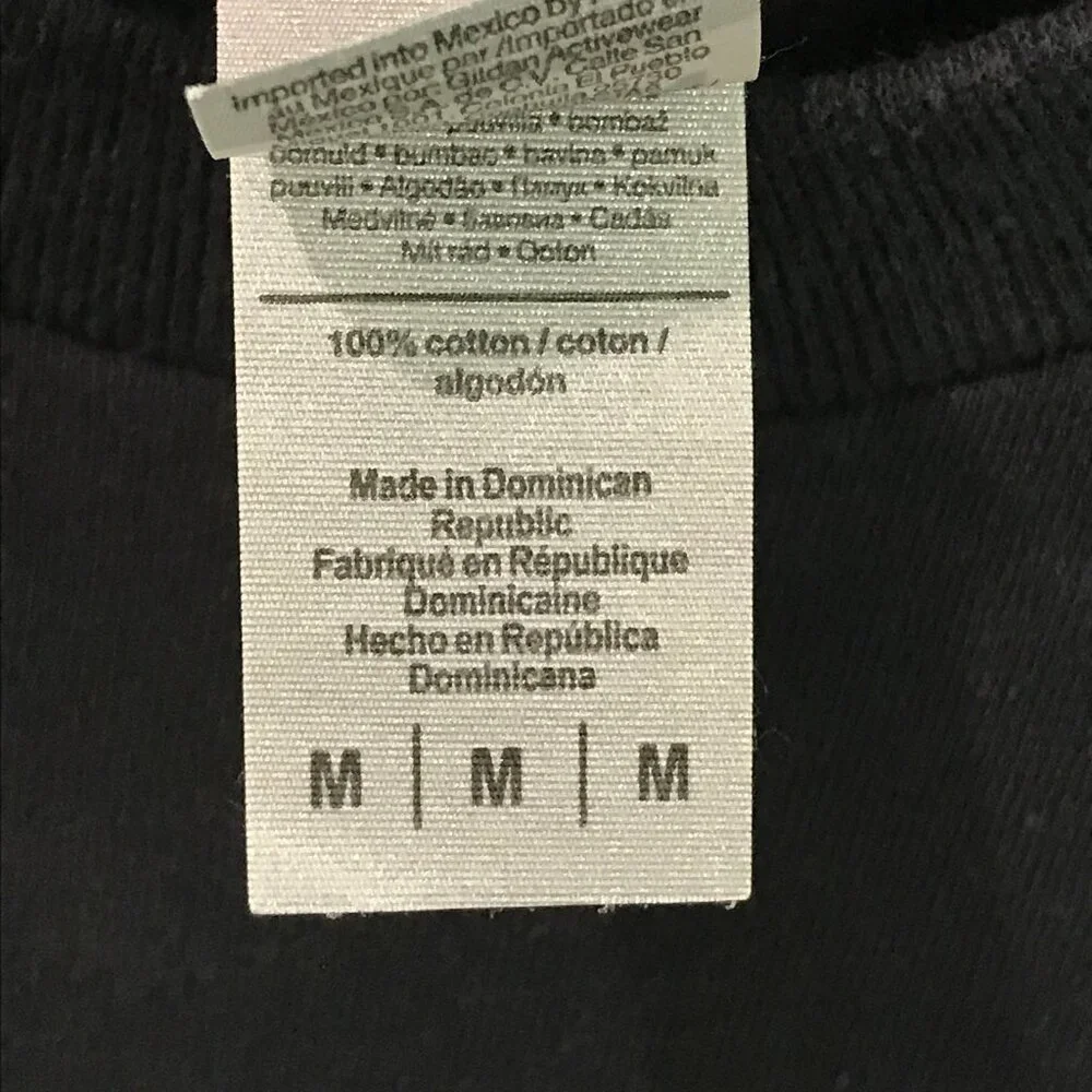 Holloway Choir Shirt Mens Medium Black Gildan Heavy Cotton Music Notes Tee - Picture 4 of 9